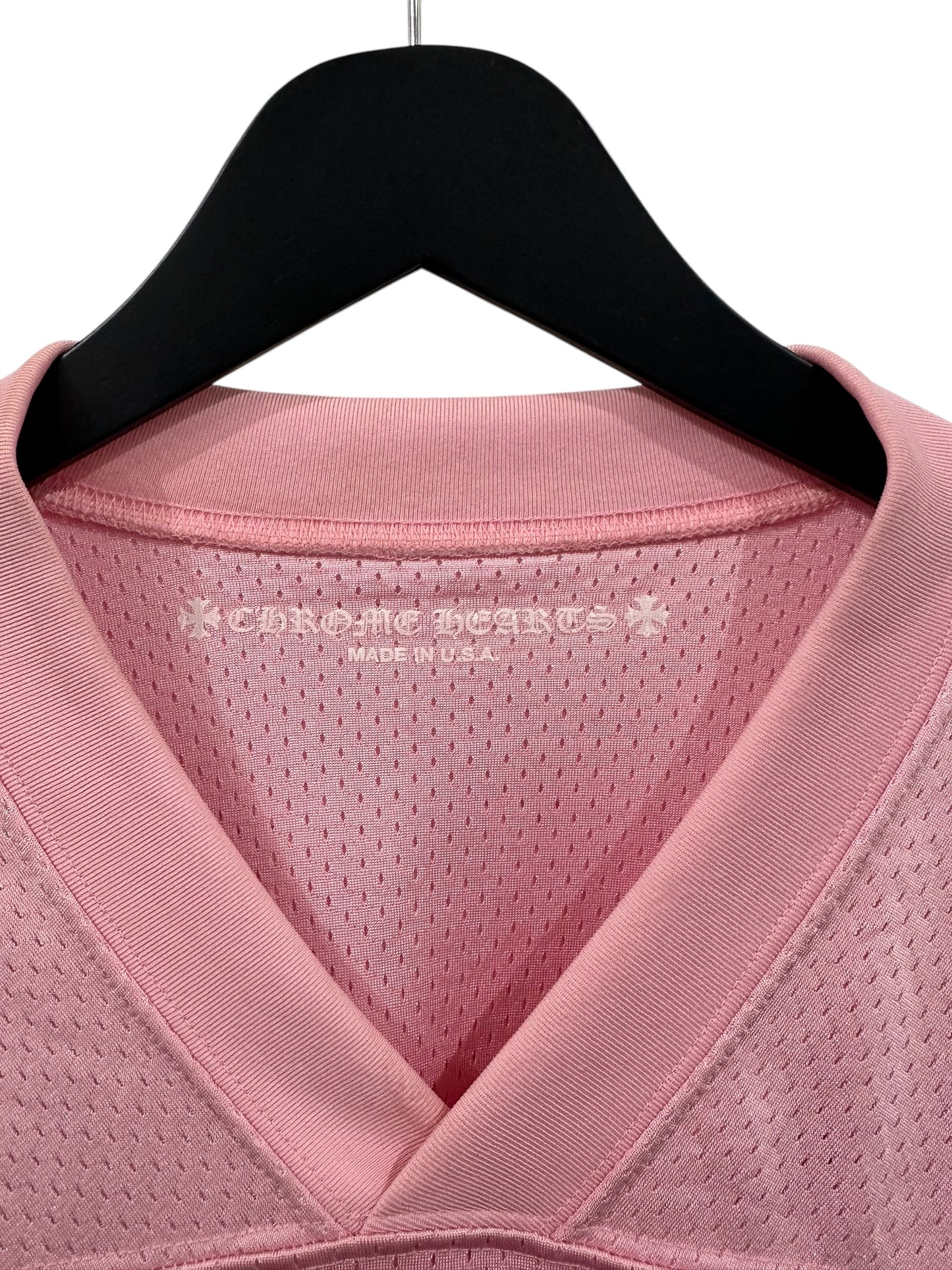 Chrome Hearts Love You Pink Mesh Jersey Size M