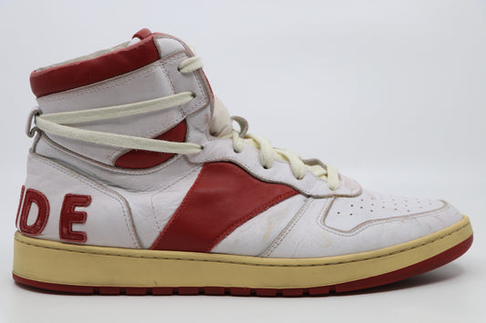 Rhude Rhecess High Top Sneaker Red Size 10