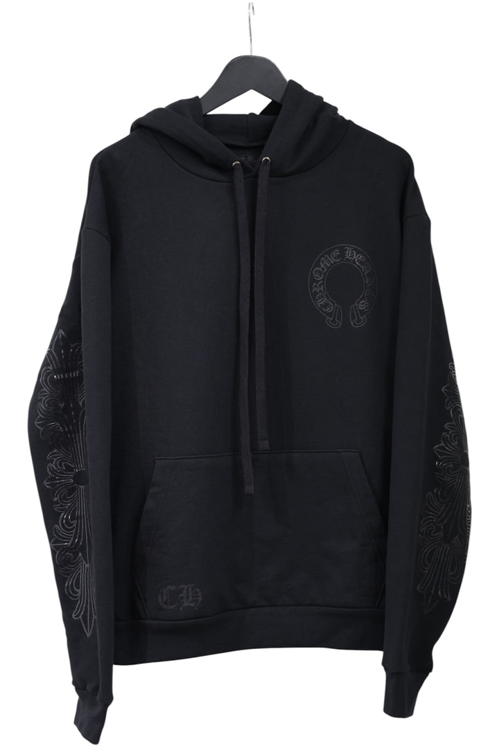 Chrome Hearts Online Exclusive Black on Black Pullover Hoodie Size M New | AVNTGRDNY NYC